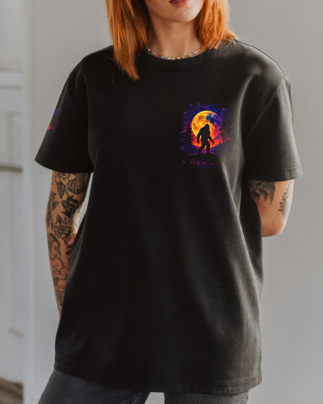AND INTO THE FOREST I GO BIGFOOT ALL OVER PRINT - YHLT0307251