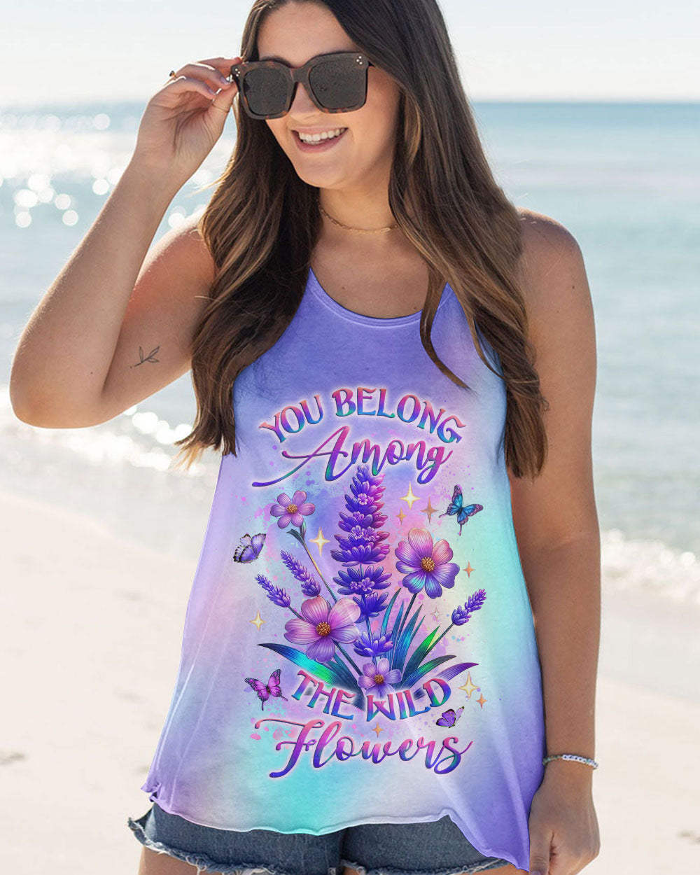 YOU BELONG AMONG THE WILDFLOWERS ALL OVER PRINT - YHLT0402253