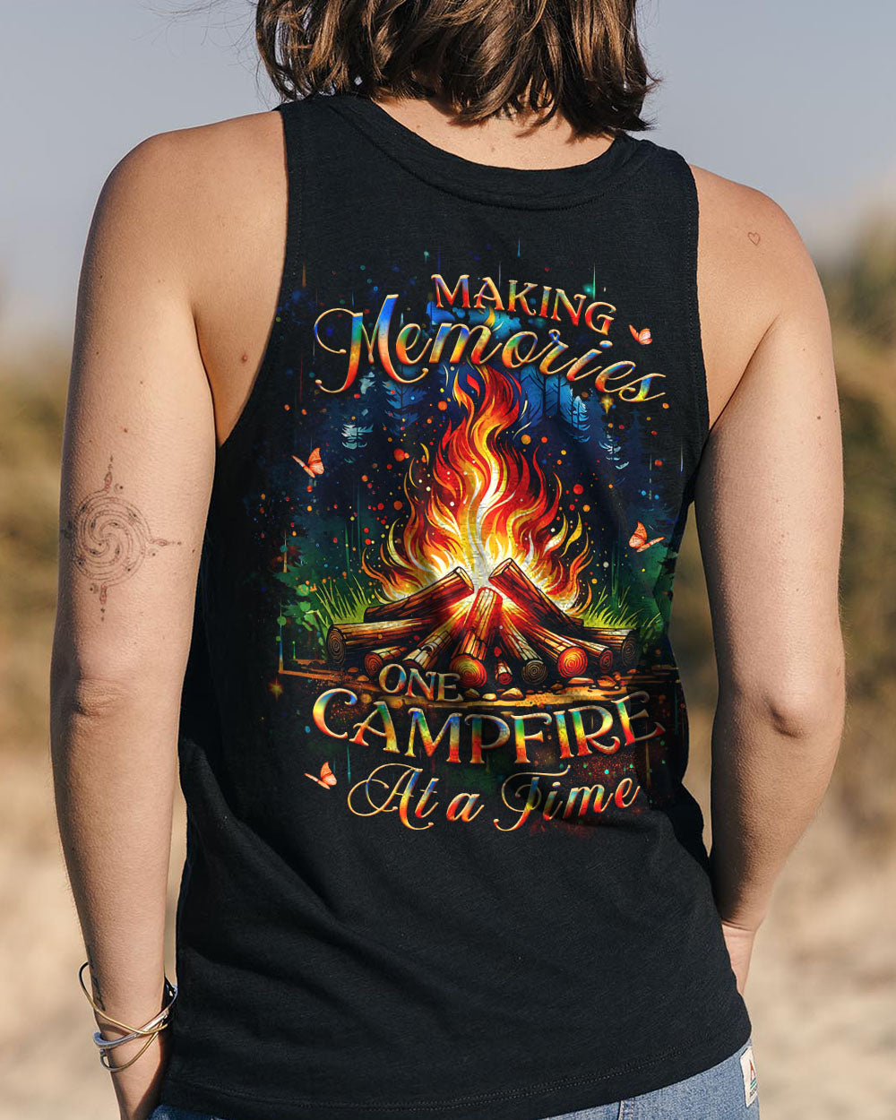 MAKING MEMORIES ONE CAMPFIRE AT A TIME ALL OVER PRINT - YHLT0403254