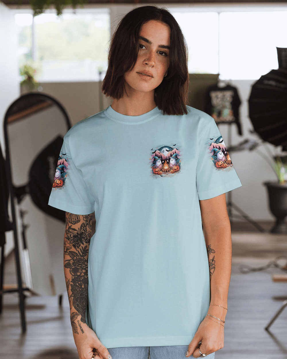 MAKING MEMORIES ONE CAMPFIRE AT A TIME HALLOWEEN ALL OVER PRINT - YHLT0409243