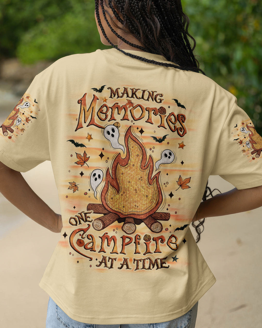 MAKING MEMORIES ONE CAMPFIRE AT A TIME HALLOWEEN ALL OVER PRINT - YHLT1007253
