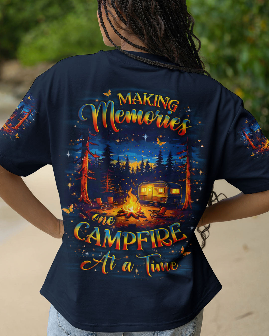MAKING MEMORIES ONE CAMPFIRE AT A TIME ALL OVER PRINT - YHLT1310253