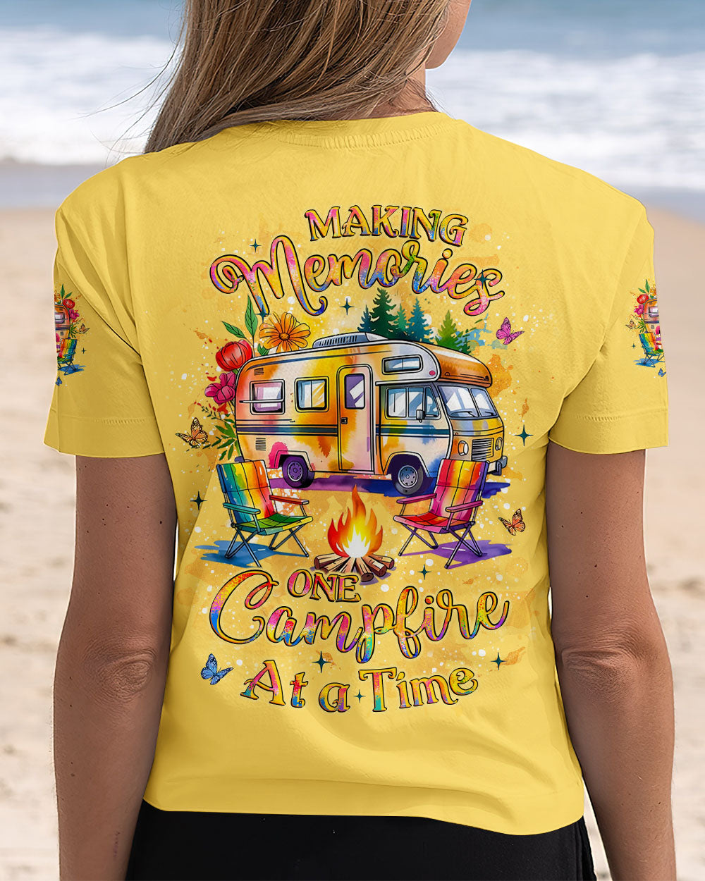 MAKING MEMORIES ONE CAMPFIRE AT A TIME ALL OVER PRINT - YHLT1709252