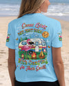 SOME GIRLS ARE BORN WITH CAMPING FLAMINGO ALL OVER PRINT - YHLT1809251