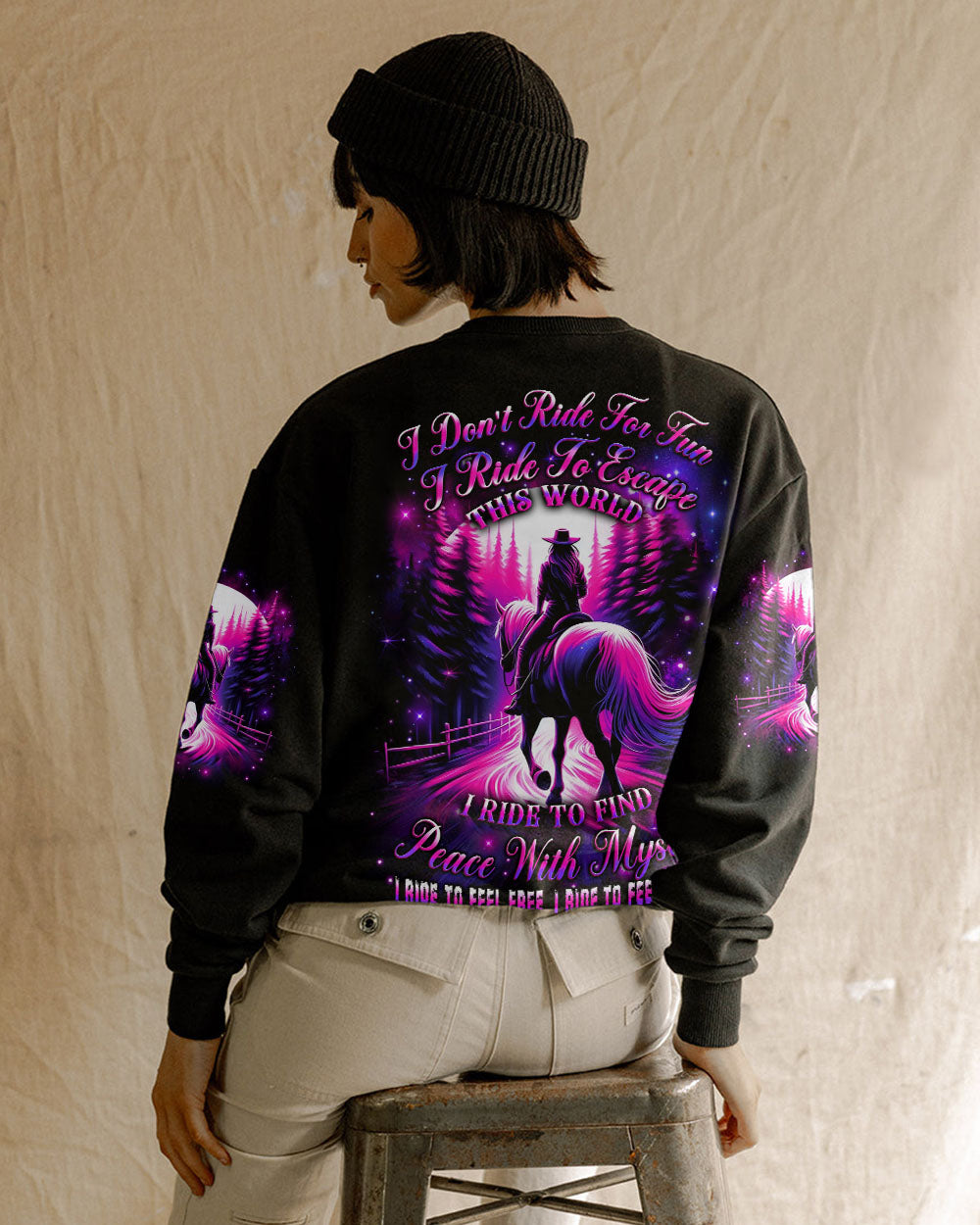  I RIDE TO FIND PEACE WITH MYSELF ALL OVER PRINT - YHLT1911243