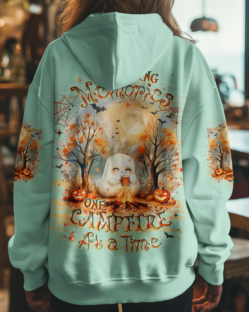 MAKING MEMORIES ONE CAMPFIRE AT A TIME HALLOWEEN ALL OVER PRINT - YHLT2008241