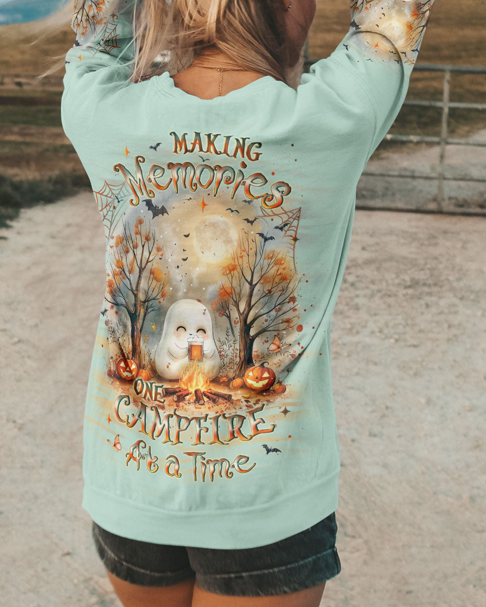 MAKING MEMORIES ONE CAMPFIRE AT A TIME HALLOWEEN ALL OVER PRINT - YHLT2008241
