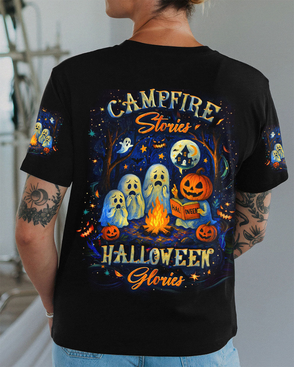 CAMPFIRE STORIES HALLOWEEN GLORIES HALLOWEEN ALL OVER PRINT - YHLT2807254