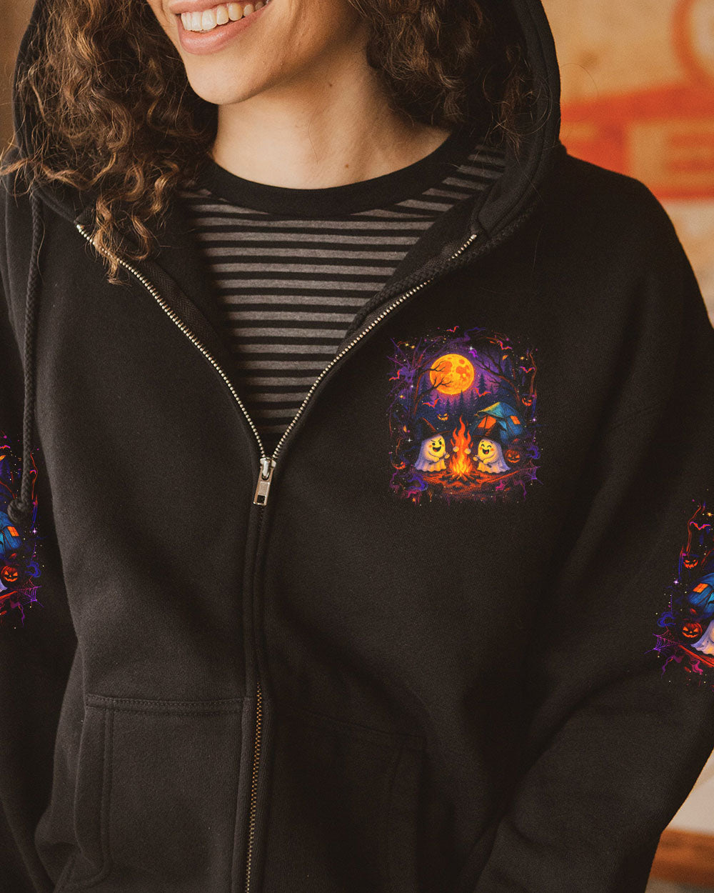 LET'S GET TOASTED BOOS HALLOWEEN ALL OVER PRINT - YHLT3007253