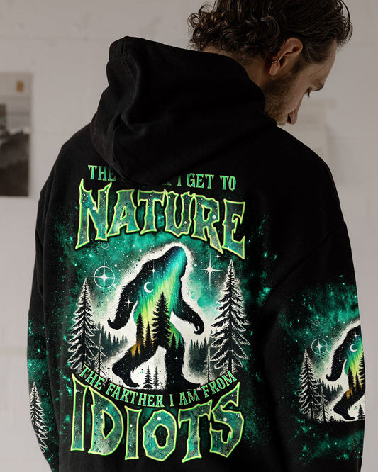 THE CLOSER I GET TO NATURE BIGFOOT ALL OVER PRINT -  TLNT1111243
