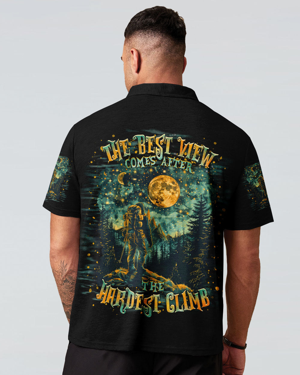 THE BEST VIEW COMES AFTER BIGFOOT HIKING ALL OVER PRINT - TLTR0701254