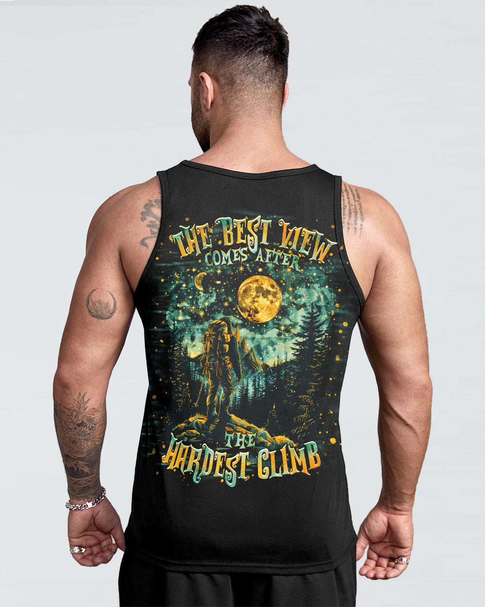 THE BEST VIEW COMES AFTER BIGFOOT HIKING ALL OVER PRINT - TLTR0701254