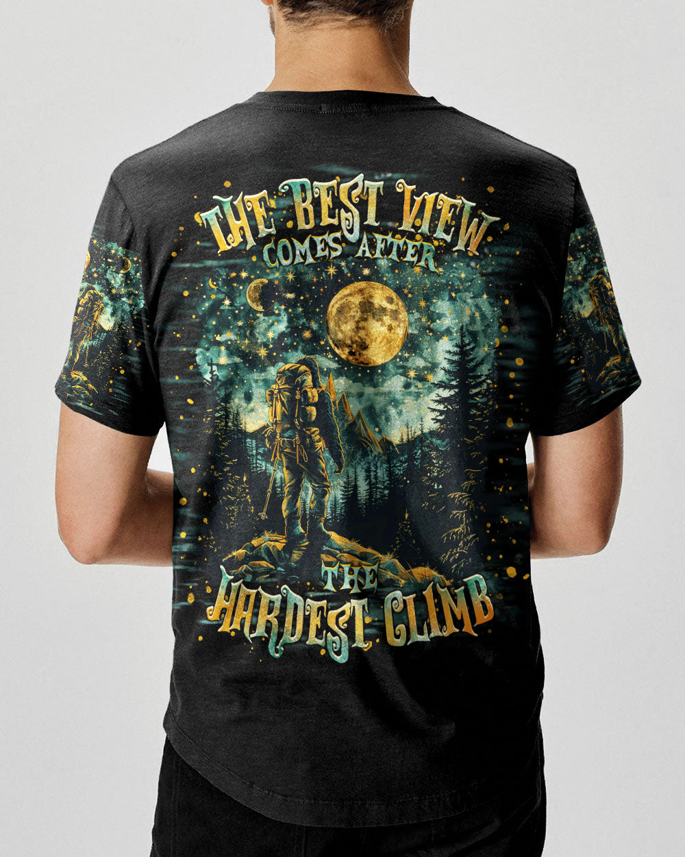 THE BEST VIEW COMES AFTER BIGFOOT HIKING ALL OVER PRINT - TLTR0701254