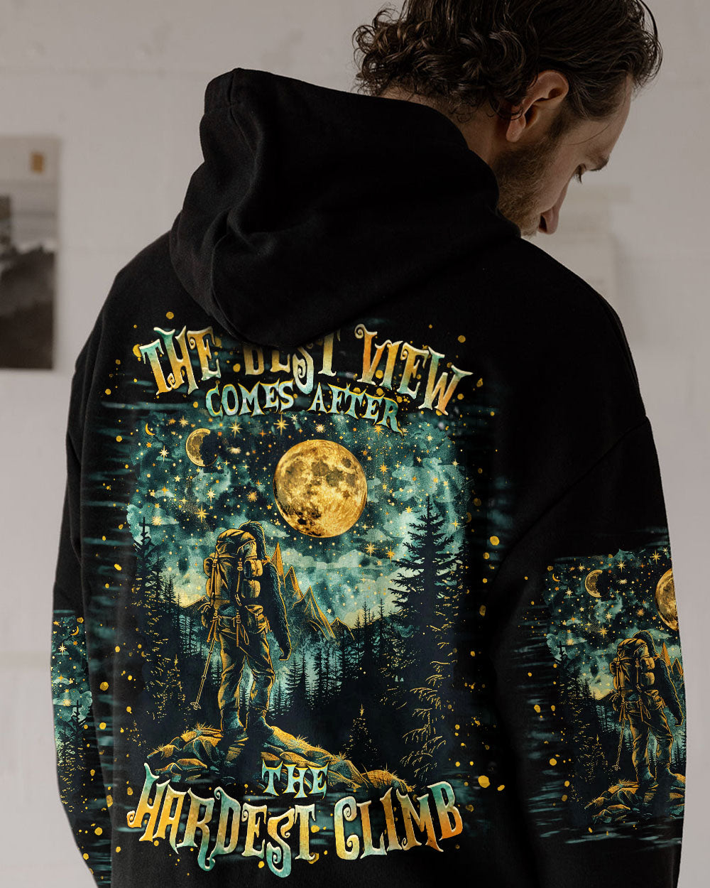 THE BEST VIEW COMES AFTER BIGFOOT HIKING ALL OVER PRINT - TLTR0701254