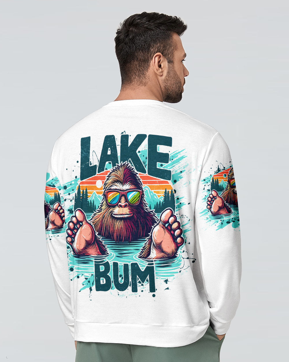 LAKE BUM BIGFOOT ALL OVER PRINT - TLTR0809251