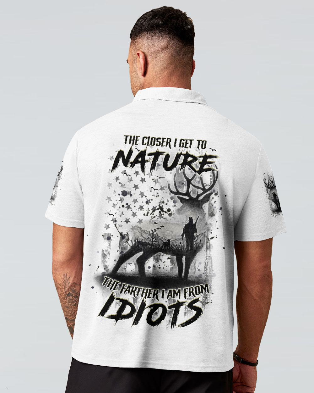THE CLOSER I GET TO NATURE DEER ALL OVER PRINT - YHHN2201254