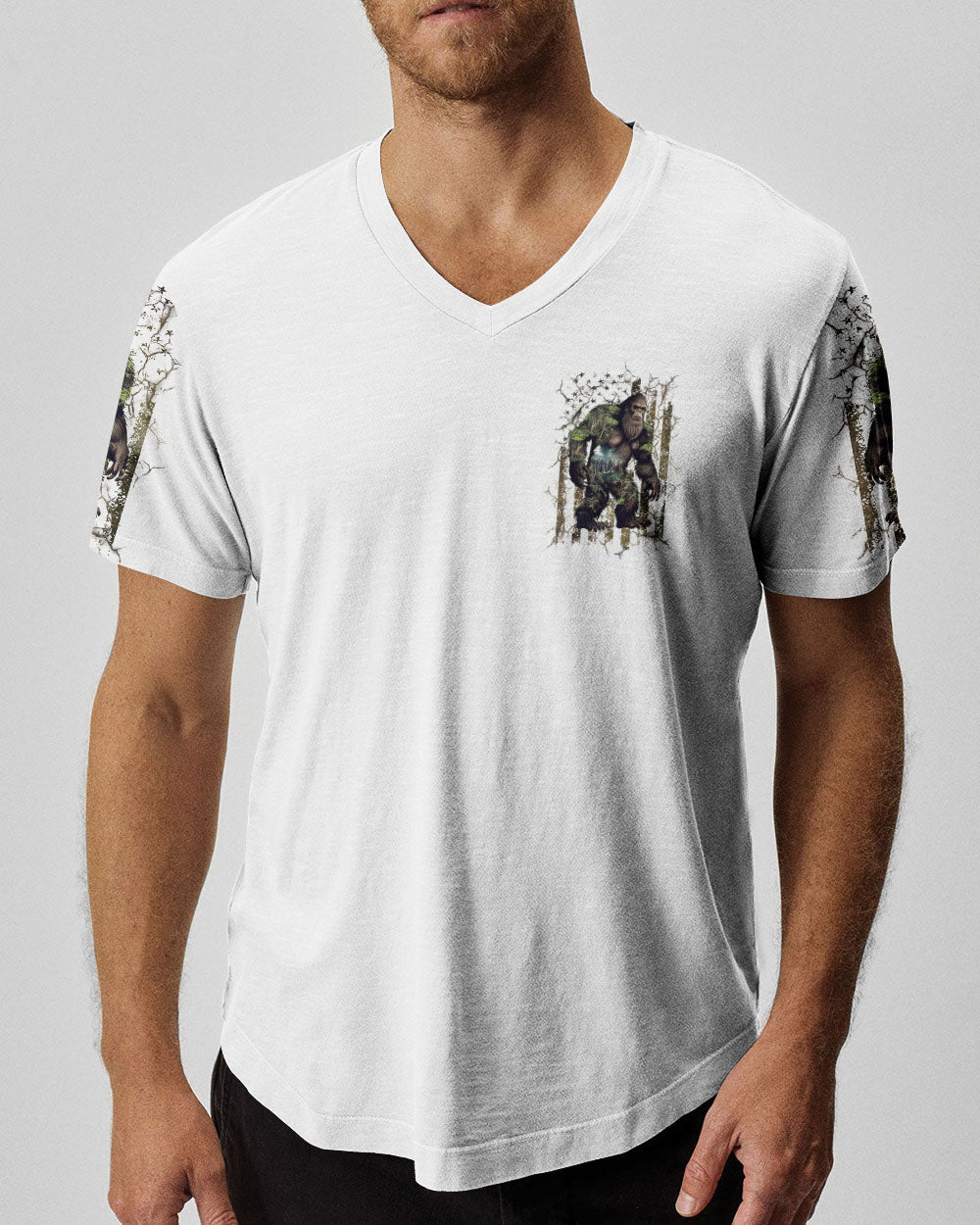 AND INTO THE FOREST I GO BIGFOOT ALL OVER PRINT - YHLN0801254