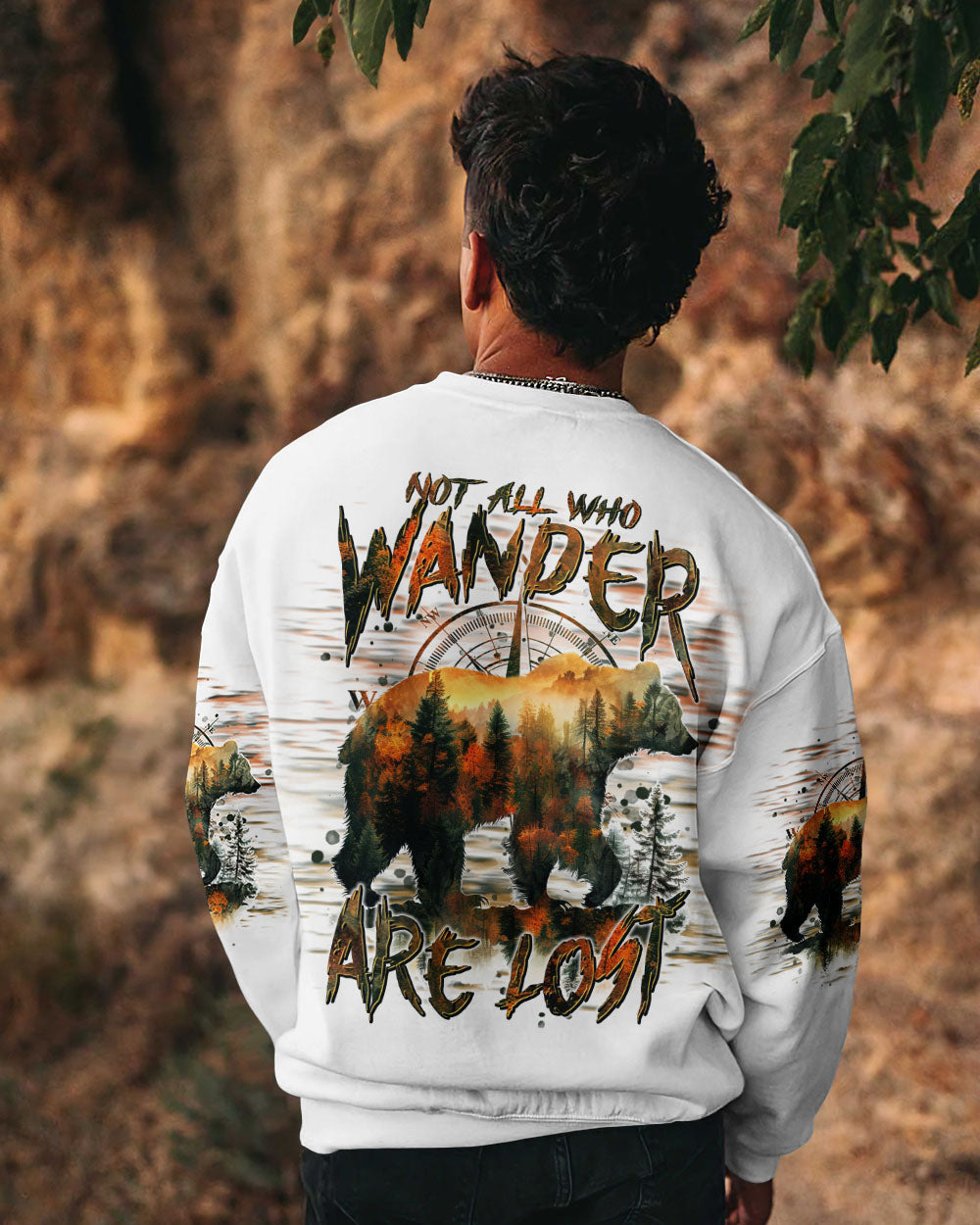 NOT ALL WHO WANDER ARE LOST BEAR HUNTING ALL OVER PRINT - TLNT1112244