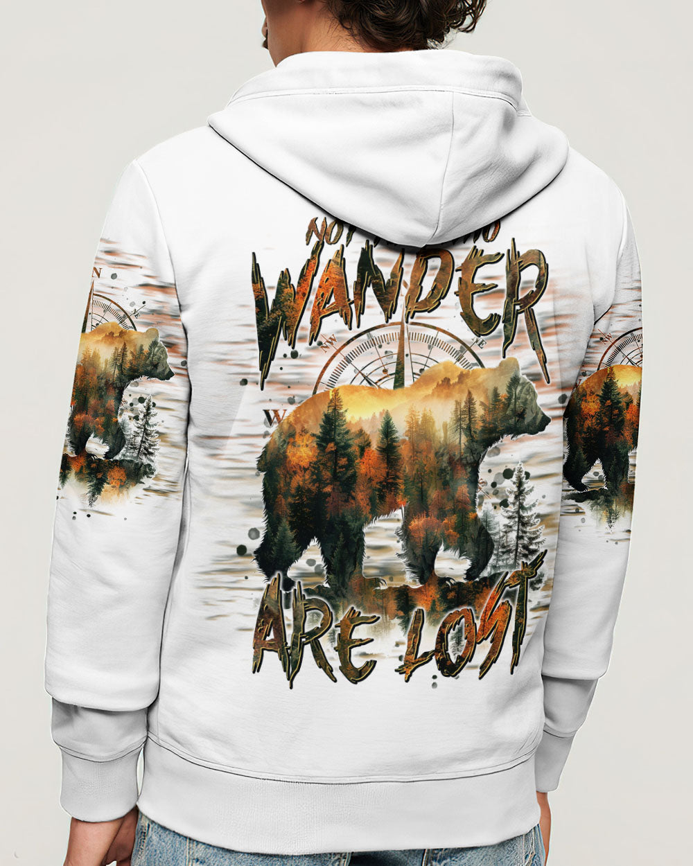 NOT ALL WHO WANDER ARE LOST BEAR HUNTING ALL OVER PRINT - TLNT1112244