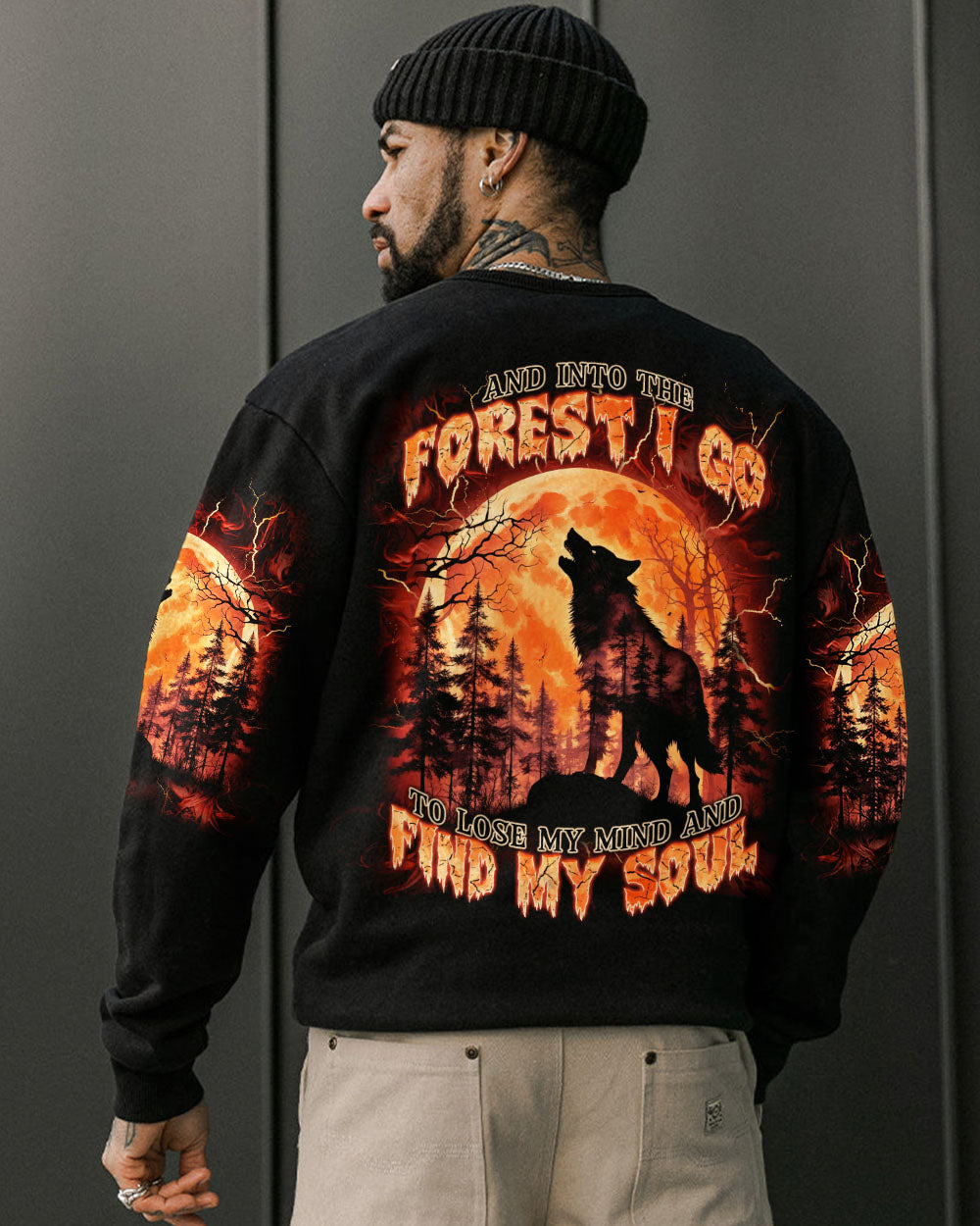 AND INTO THE FOREST I GO WOLF ALL OVER PRINT  - TLNT2803252