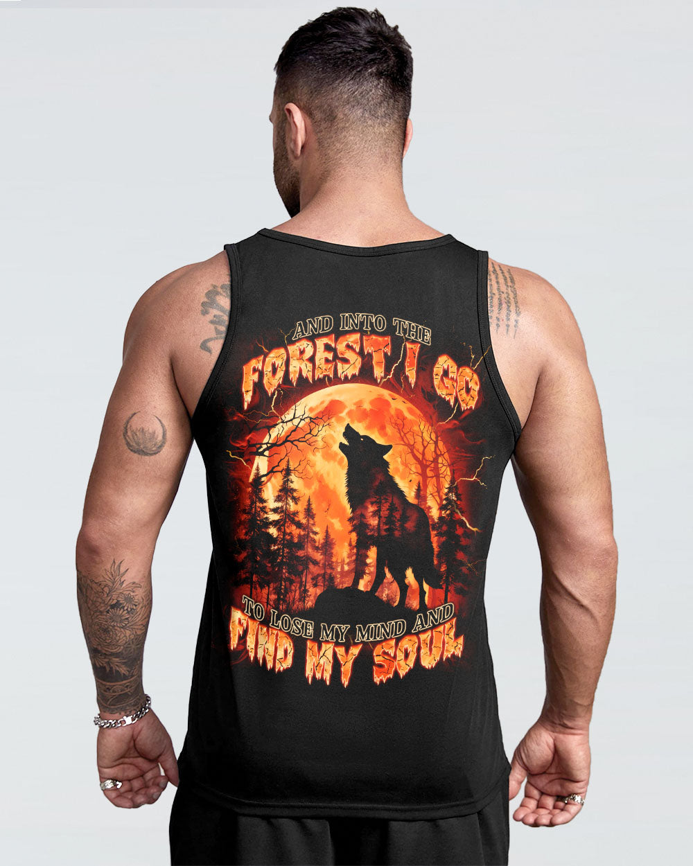AND INTO THE FOREST I GO WOLF ALL OVER PRINT  - TLNT2803252