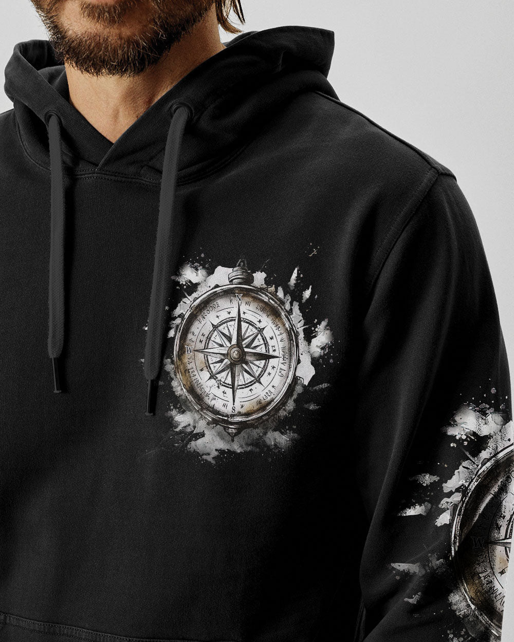 NOT ALL WHO WANDER ARE LOST COMPASS ALL OVER PRINT - TLNZ1403253