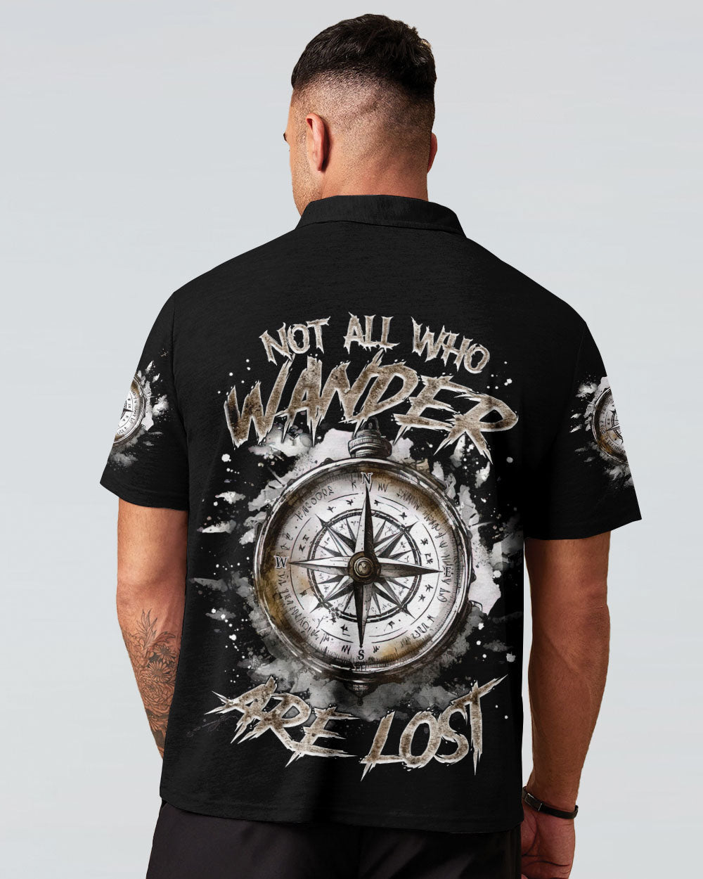 NOT ALL WHO WANDER ARE LOST COMPASS ALL OVER PRINT - TLNZ1403253