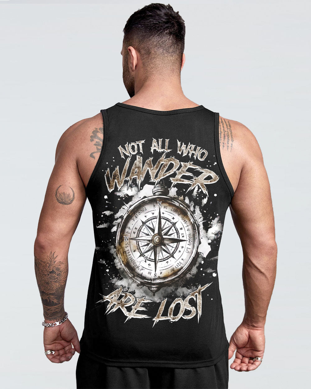 NOT ALL WHO WANDER ARE LOST COMPASS ALL OVER PRINT - TLNZ1403253