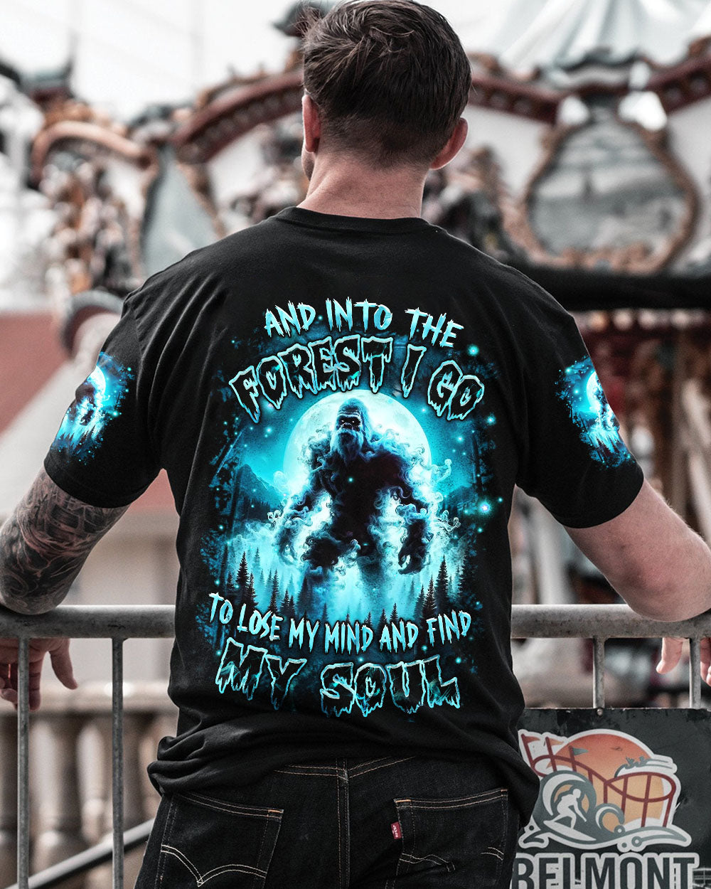 AND INTO THE FOREST I GO BIGFOOT ALL OVER PRINT - YHHN0603254