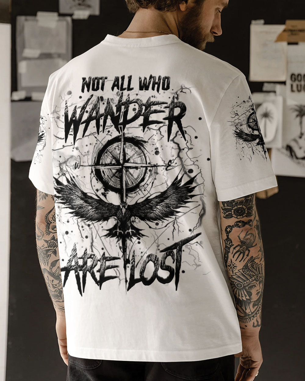 NOT ALL WHO WANDER ARE LOST ALL OVER PRINT - YHHN0710243