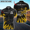 Bluejose Truck Lighting Multicolor Personalized Name Polo Shirt For Truck Driver
