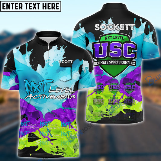 BlueJose Paint Splotches Personalized Name, Team Name 3D Shirt