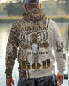 BlueJose Blessed With Hunting Therapy From God Shirt, Personalized Hunting 3D Shirt
