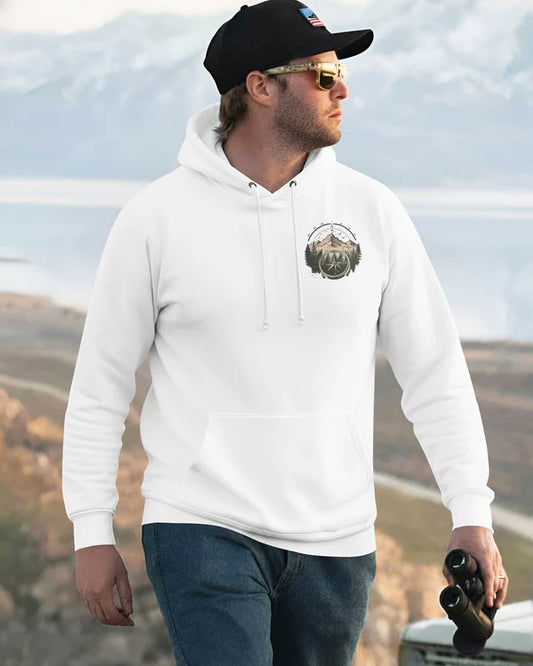 BlueJose My Soul Meets God Personalized Hiking Shirt - White