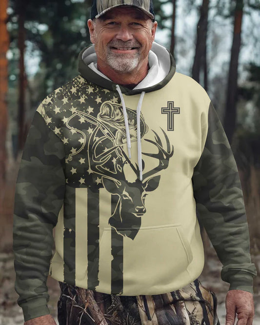 BlueJose Hunting & Fishing Therapy Hoodie, Perssonalized Hunting 3D Shirt