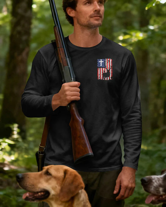 BlueJose Hunting In My Veins Jesus In My Heart Shirt, Personalized Hunting 3D Shirt