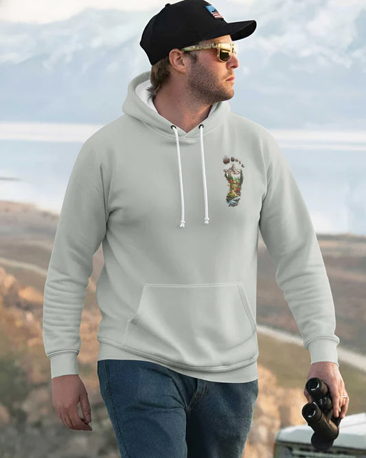 BlueJose Not All Who Wander Are Lost  Personalized Hiking Shirt - Grey