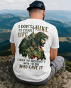 BlueJose I Don't Hike To Escape Life Personalized Hiking 3D Shirt - White