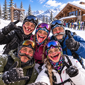 BlueJose Bestie Squad Winter Snowboard Balaclava Face Mask (10 types)