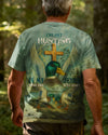 BlueJose I've Got Hunting In My Veins And Jesus In My Heart Shirt, Personalized Hunting 3D Shirt