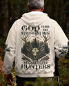 BlueJose God Found The Strongest Men And Make Them Hunters Shirts, Personalized Hunting 3D Shirt