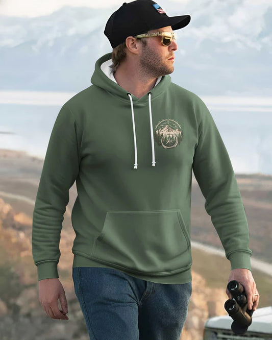 BlueJose My Soul Meets God Personalized Hiking Shirt - Green