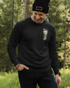BlueJose Not All Who Wander Are Lost  Personalized Hiking Shirt - Black