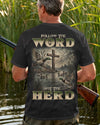 BlueJose Follow The Word Not The Herd Shirt, Personalized Hunting 3D Shirt