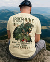 BlueJose I Don't Hike To Escape Life Personalized Hiking 3D Shirt - Beige