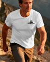 BlueJose I Asked God To Make Me A Better Man He Sent Me A Pair Of Hiking Boots Personalized Hiking 3D Shirt - White