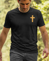 BlueJose Take A Hike With Faith Personalized Hiking 3D Shirt - Black
