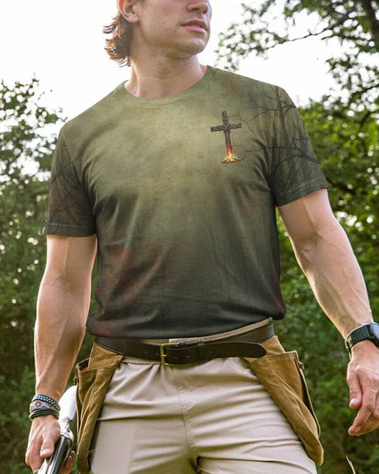 BlueJose I Hunt With Steel In My Hand Shirt, Personalized Hunting 3D Shirt