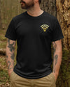 BlueJose The Wild Is Where I Reconnect With God Personalized Hiking 3D Shirt - Black