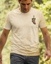 BlueJose Hike I Pray And I Trust God Personalized Hiking 3D Shirt - Sand